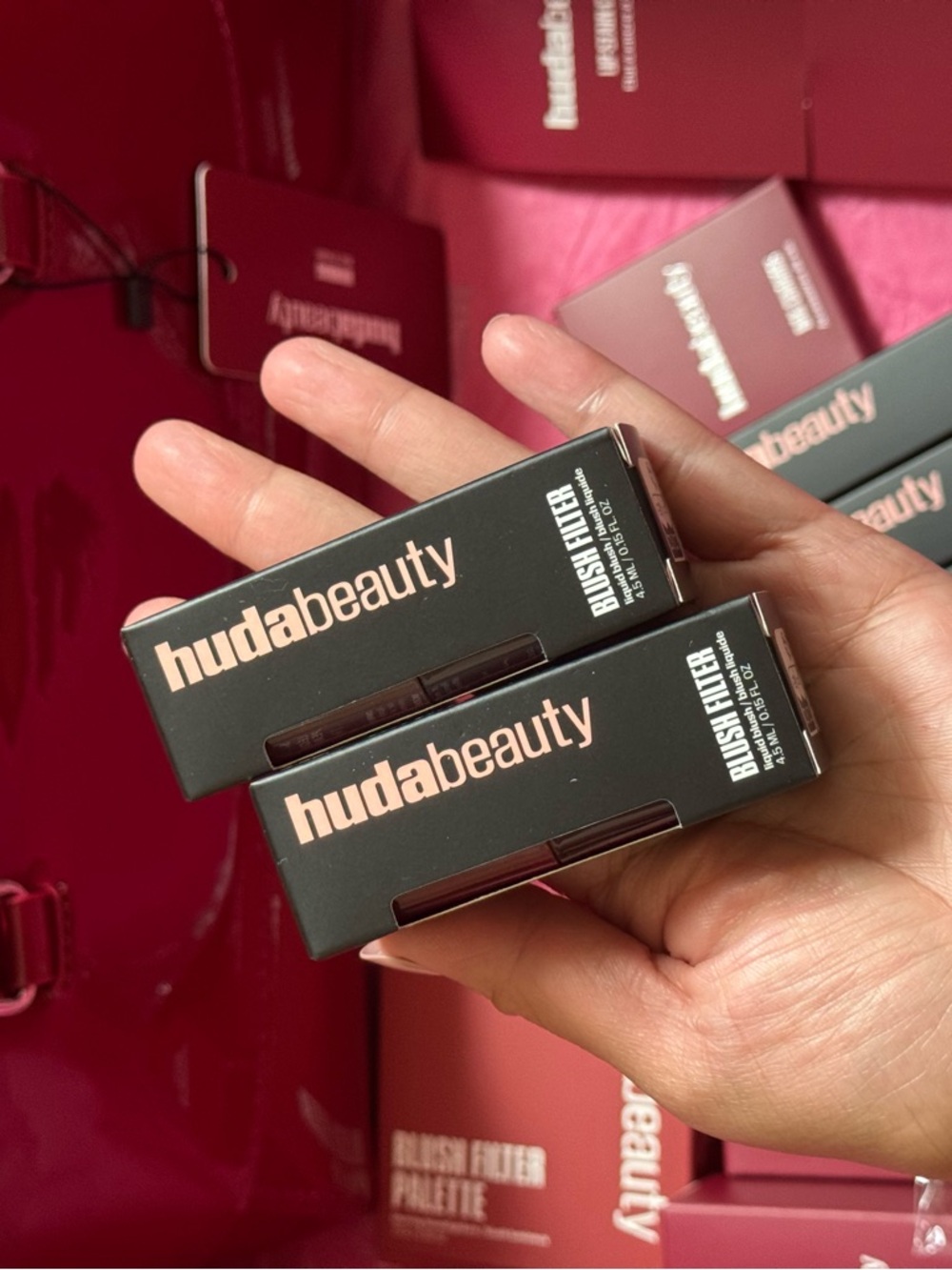 HUDA BEAUTY STRAWBERRY COLLECTION• ALL PRODUCTS ARE BRANDNEW CHECK PHOTOS - Picture 7 of 17